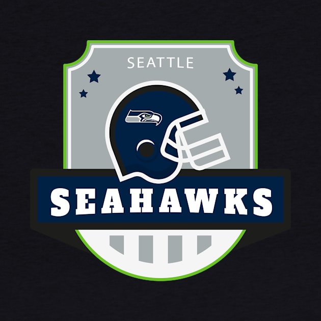 Seattle Seahawks Football by info@dopositive.co.uk